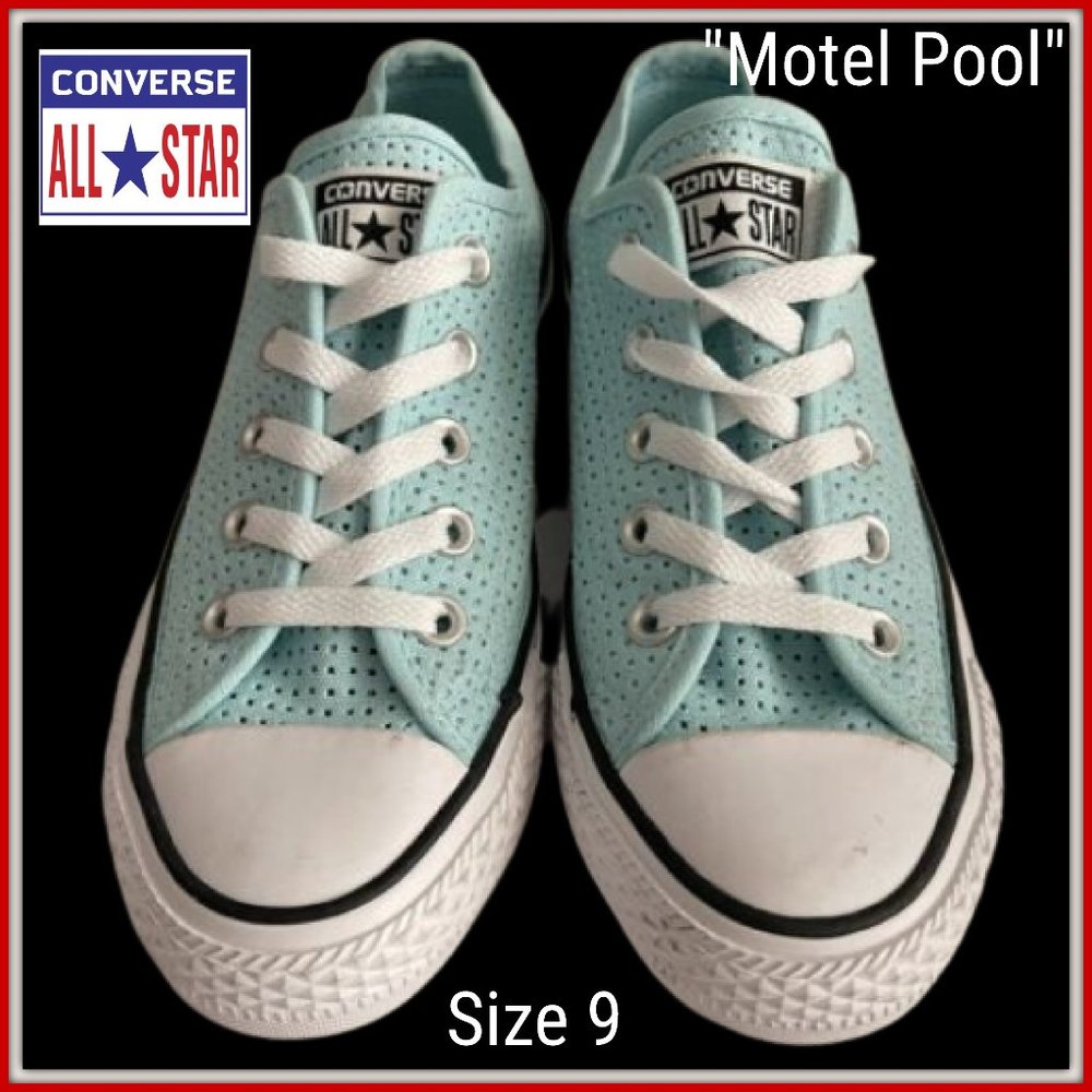 Converse All Star "Motel Pool" Women's Sneaker Size 9
